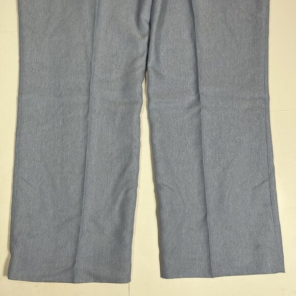 New Adjust A Band Men's Blue Dress Pants Expandable Flat Front Straight Sz 40M - Picture 9 of 9